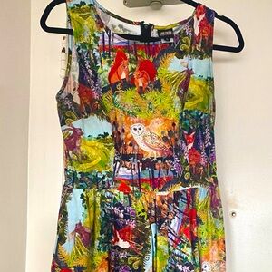 Retrolicious - Midi Dress Forest Friends